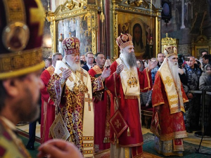 Патријарху Порфирију уручен орден Светог равноапостолног кнеза Владимира