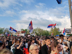 Студенти маратонци наставили пут ка Бриселу, пешаци ка Новом Саду; протест у Ужицу
