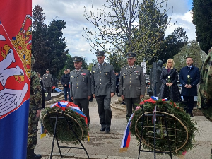 Сећања на почетак Другог светског рата у Југославији, положени венци у Алеји страдалих 
