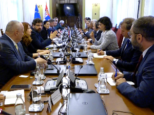 Представници парламентарне опозиције са Костом: Упознали смо га са притисцима и тражили јасну подршку за захтеве грађана