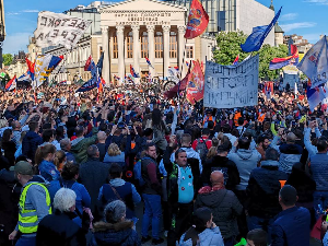 Бициклисти из Новог Сада стигли у Суботицу на протест 