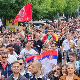 Београдски студенти у протестној шетњи Београдски студенти у протестној шетњи