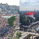 Видовдан у Београду – у току скупови на Славији и испред Народне скупштине