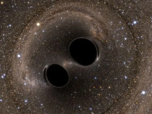 Космички плес окончан највећим до сада забележеним сударом црних рупа (LIGO/Andrea Stathopoulos, PhD) Космички плес окончан највећим до сада забележеним сударом црних рупа
