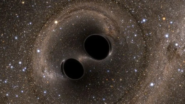 Космички плес окончан највећим до сада забележеним сударом црних рупа (LIGO/Andrea Stathopoulos, PhD) Космички плес окончан највећим до сада забележеним сударом црних рупа