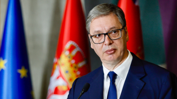 Вучић за Јуроњуз: Остајемо посвећени дијалогу упркос одбијању демонстраната (Танјуг / Марко Ђоковић) Вучић за Јуроњуз: Остајемо посвећени дијалогу упркос одбијању демонстраната