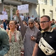 Протест испред суда у Новом Пазару, тражи се ослобађање ухапшених