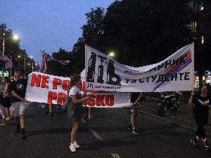 Протестна шетња до Полицијске станице Звездара