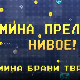 Мина прелази нивое:	Мина брани тврђаву