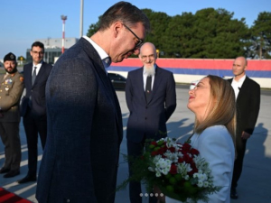 Председник Вучић дочекао Ђорђу Мелони у Београду: Ова посета је порука поверења и заједничке визије