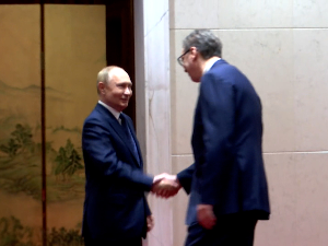 Вучић са Путином у Пекингу: За Србију важна сарадња са Русијом посебно на пољу енергетике