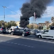 Локализован  пожар у шатору испред Народне скупштине