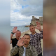 Ходочашће за децу "лептире" – полицајци стигли  на Хиландар после 20 дана пешачења  Ходочашће за децу "лептире" – полицајци стигли  на Хиландар после 20 дана пешачења