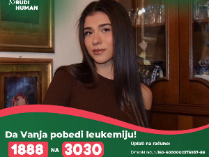 Помозимо Вањи – има 18 година и болује од леукемије, потребна јој је подршка за лечење Помозимо Вањи – има 18 година и болује од леукемије, потребна јој је подршка за лечење