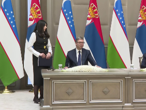 Други дан посете Узбекистану - Вучић се састао са председавајућом парламента Други дан посете Узбекистану - Вучић се састао са председавајућом парламента