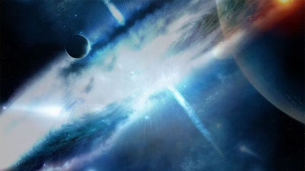 Најврелији тренутак свемира  –  три билиона степени Целзијуса Најврелији тренутак свемира  –  три билиона степени Целзијуса