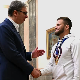 Вучић дочекао освајача златне медаље Александра Комарова