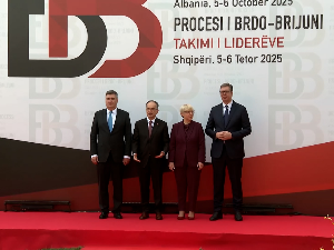 Председник Србије стигао у Драч на самит Процеса Брдо-Бриони