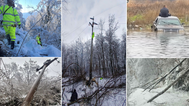 Србија под снегом – У Лозници седми дан без струје, град Мајданпек снабдевен, електрична енергија почела да стиже у мионичка села
