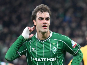 Милошевић умало херој Вердера - први гол по одласку из Партизана