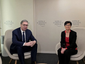 Вучић у Давосу, састанци са светским званичницима