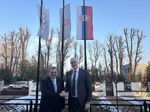 Председник ОКС Томашевић угостио председника Олимпијског комитета Грчке Кувелоса