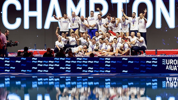 Ватерполисти Србије на пријему код председника Вучића