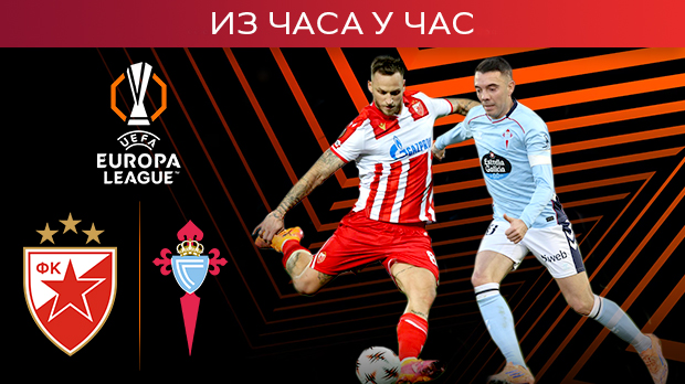 Звезда се нада директном пролазу у осмину финала Лиге Европе, Селта гостује у Београду (РТС 1, 21.00)