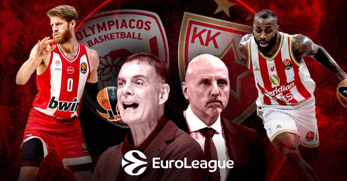 Борба црвено-белих за велику победу, Звезда гостује код Олимпијакоса