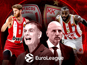 Борба црвено-белих за велику победу, Звезда гостује код Олимпијакоса