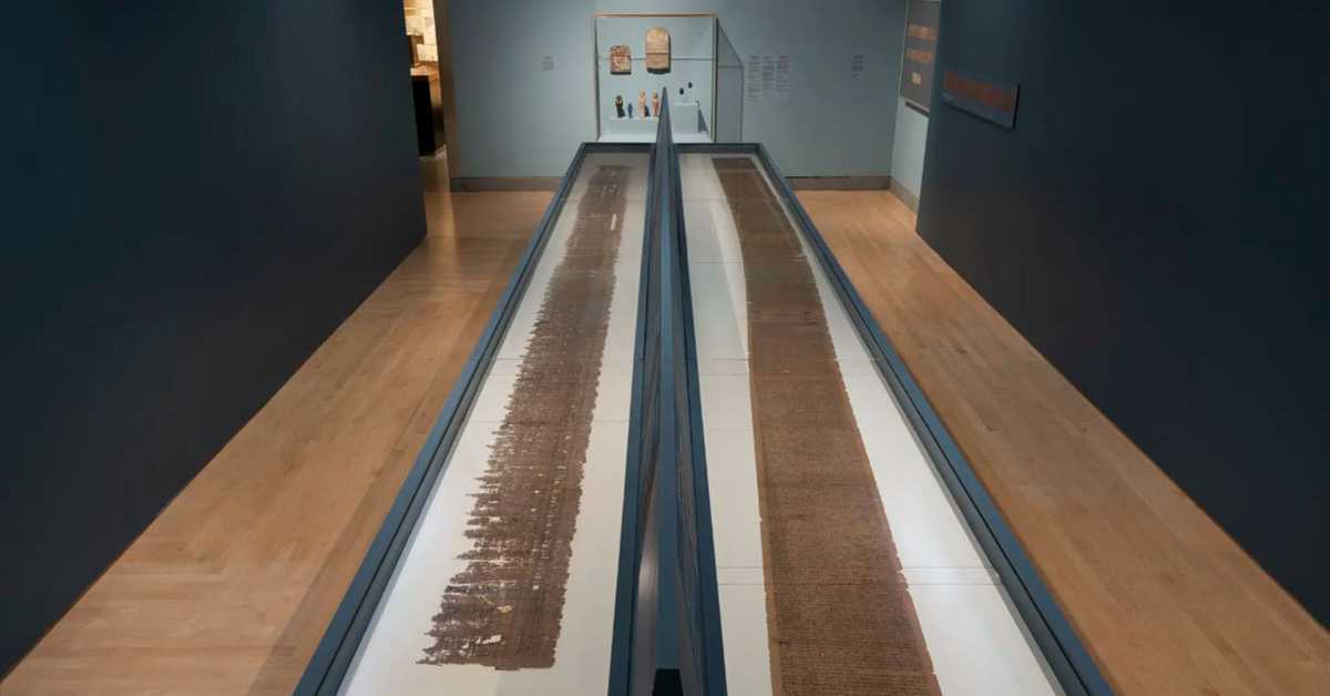 Одмотавање вечности: Ретка позлаћена египатска Књига мртвих изложена у Бруклинском музеју у Њујорку