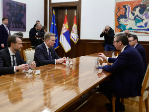 Вучић са Соренсеном о актуелном току дијалога са Приштином и његовом наставку