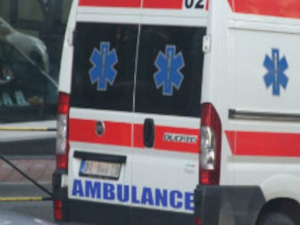 Оборен мушкарац и трогодишња девојчица на пешачком прелазу у Борчи