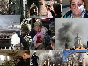 СПЦ: У Мартовском погрому албански екстремисти се посебно обрушили на српске светиње