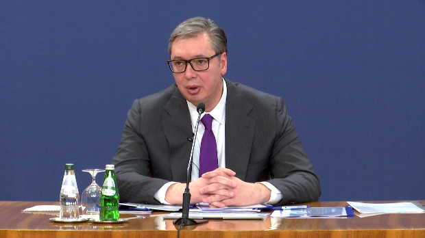 Вучић после седнице Савета за националну безбедност: Без мера државе дизел би био 257 динара