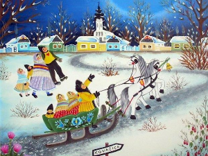 Сликари наиве: Јабуке под ноћним небом – Ева Хусарик