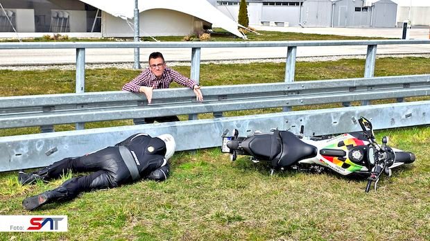 Прва домаћа ограда штити мотоциклисте