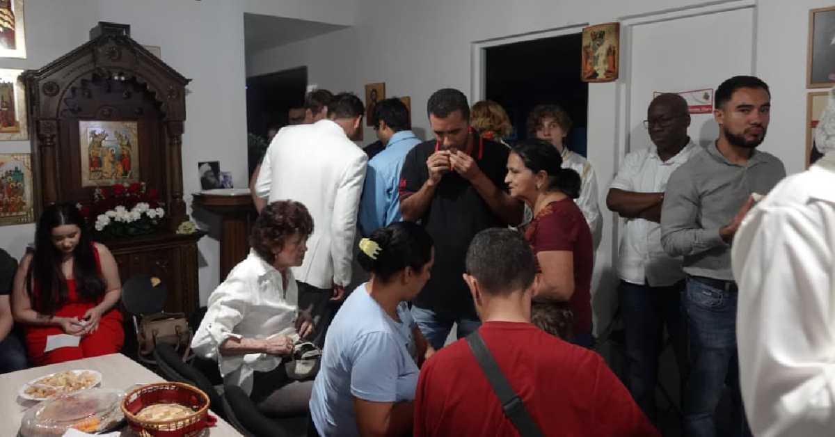 Васкрс у Колумбији - крштен нови православац, узео име по патријарху Порфирију