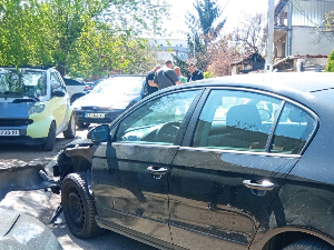 Експлозија на аутомобилу у центру Врања