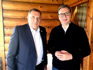 Вучић са Додиком о "војном савезу Загреба, Приштине и Тиране"