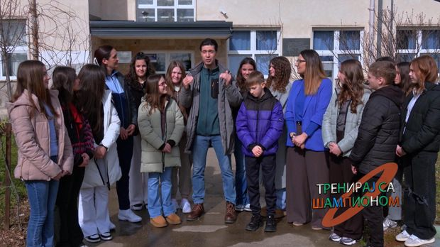 Тренирај са шампионом: Слађана Матијевић и Матија Шаренац