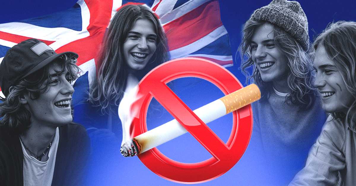 Доживотна забрана пушења за све рођене после 2008. године у Великој Британији 