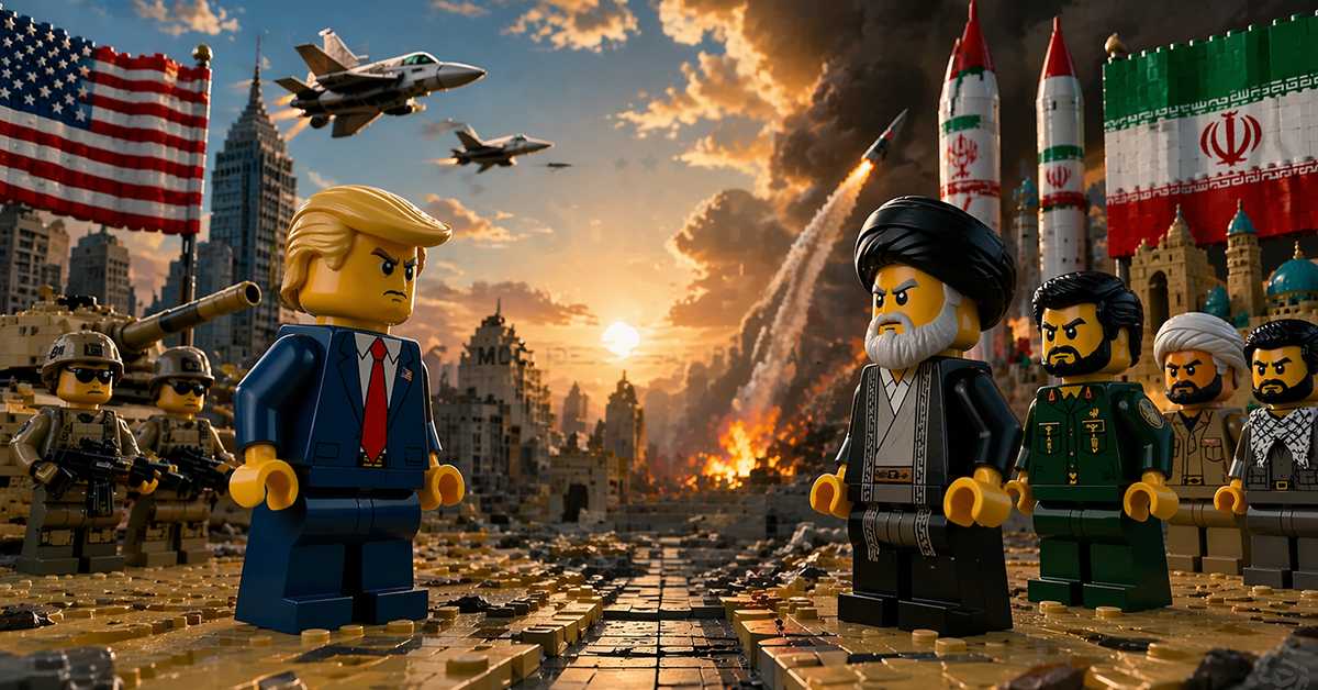 Лего као оружје у пропагандном рату, иранска вештачка интелигенција против Трампа и Израела