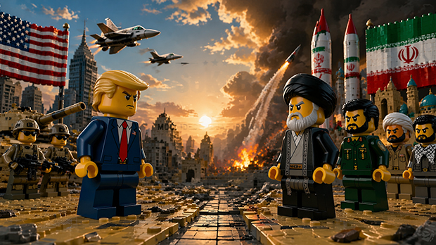 Лего као оружје у пропагандном рату, иранска вештачка интелигенција против Трампа и Израела