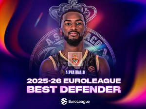 Алфа Дијало најбољи одбрамбени играч Евролиге