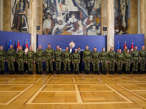 Вучић примио припаднике Војске Србије који су били ангажовани у мировној мисији у Либану