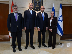 Ђурић наставио посету Израелу састанком са председником Кнесета у Јерусалиму