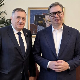 Вучић са Додиком о темама од значаја за грађане Србије и Српске