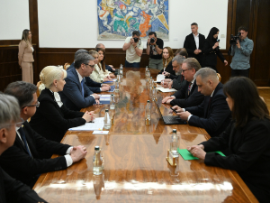 Вучић са Качком о европском путу, сарадњи и споразуму о слободној трговини Србије и Украјине