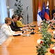Вучић са председником Државног збора Словеније Стевановићем